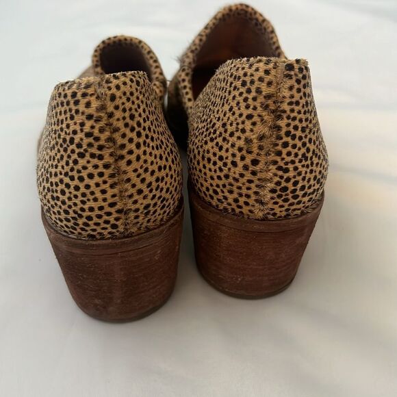 Madewell "The Brady Lowcut Bootie" Spotted Calf Hair size 10 - Picture 7 of 10